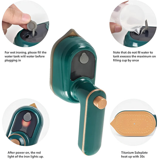 Handheld Mini Steamer – Quick Ironing Anywhere
